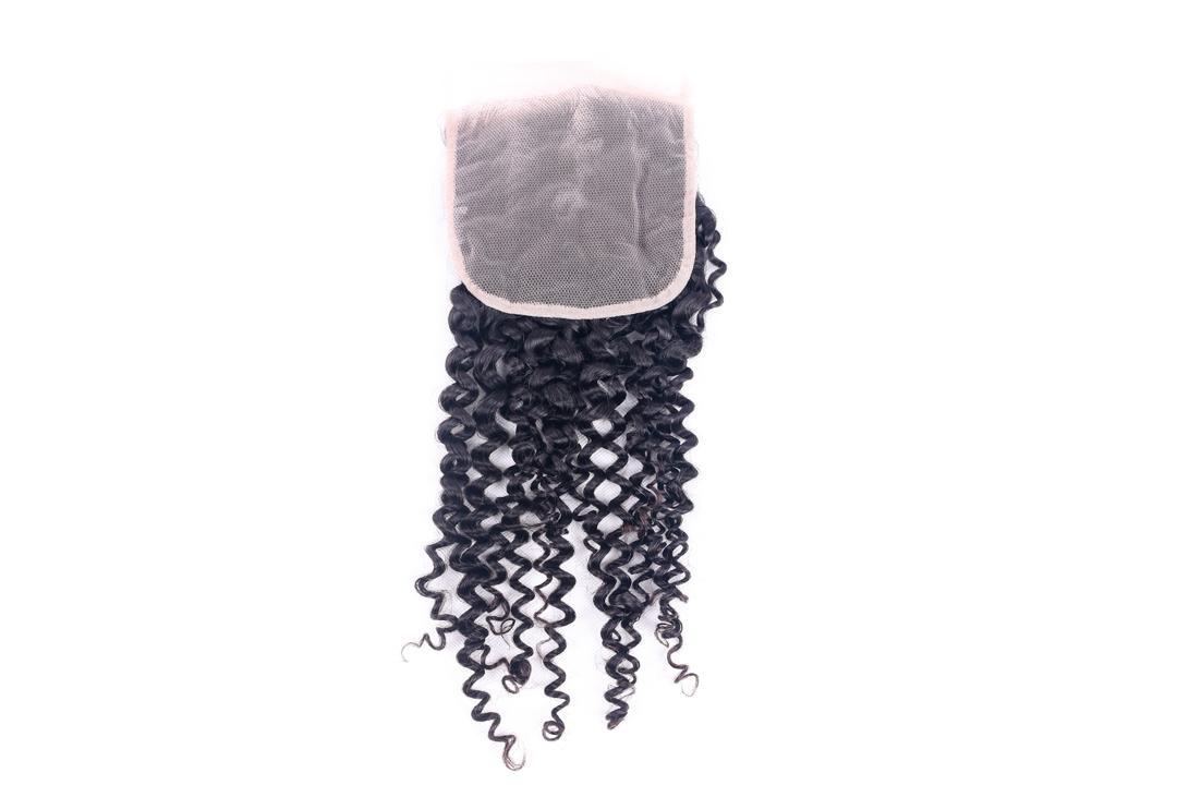 Virgin Burmese Curl 5x5 HD Closure