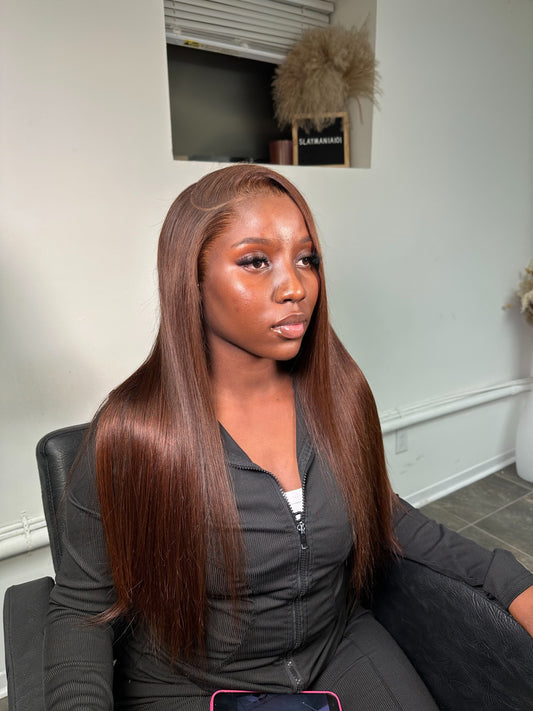 Chocolate Brown Bust Down