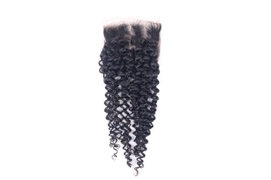 Virgin Burmese Curl 5x5 HD Closure
