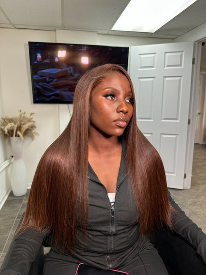 Chocolate Brown Bust Down
