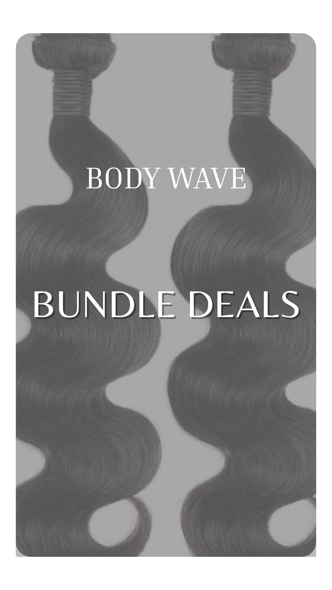 Virgin Body Wave Bundle Deals
